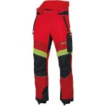 Pantalon anti - coupures pss x - treme breeze rouge / jaune taille 50