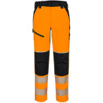 Pantalon stretch hv femme pw3 - taille m - orange / noir - portwest