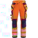 Pantalon de travail haute visibilité stretch 4d femme 7197 - orange / marine 2xl - fr(50) - se(c48) - ... Pantalon de travail haute visibilité stretch 4d femme 7197 - orange / marine 2xl - fr(50) - se(c48) - ...