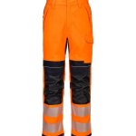Pantalon de travail portwest pw3 modaflame hvo orange / noir 54
