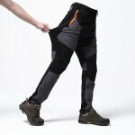 Pantalon de travail avec renforts noir - gris - taille: 4xl, gris fonc - rwpantalon de jardinage