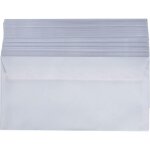 Paquet de 100 enveloppes sans fentre format c5 / 6 blanc