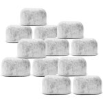 Paquet de 12 filtres  eau au charbon de rechange pour cafetires - convient  toutes les cafetires ...