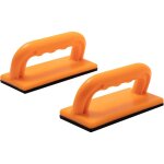 Paquet de 2 blocs poussoirs de s�curit�, couleur orange de s�curit� pour une haute visibilit�, id�al ...