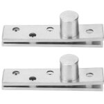 Paquet de 2 charni�res de porte � rotation � 360 degr�s, charni�res � pivot dissimul�es en acier inoxydable ...