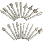 Paquet de 20 fraises de coupe en carbure de tungstne dremel forets meuleuse rotative
