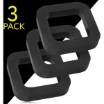 Paquet de 3 silencieux de r�cepteur d'attelage de 2 pouces pour supports de boule r�glables r�duisant ...