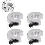 (paquet de 4) sbr16 syst�me d'arr�t de rail lin�aire, 4 pi�ces, collier d'arbre de verrouillage solide, ...