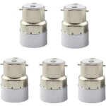 Paquet de 5 convertisseurs de douille d'ampoule b22 � e14 douille de douille b22 passer au support de ...