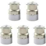 Paquet de 5 convertisseurs de douille d'ampoule b22 � e14 douille de douille b22 passer au support de ...