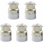 Paquet de 5 convertisseurs de douille d'ampoule b22 � e14 douille de douille b22 passer au support de ...