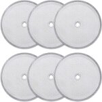Paquet de 6 filtres � tamis de rechange pour presse fran�aise, filtres � mailles r�utilisables pour cafeti�res ...