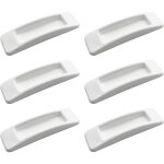 Paquet de 6 poign�es de s�curit� de porte coulissante auto - adh�sives (blanches), faciles � ouvrir, ...