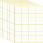 Paquet de 600 �tiquettes autocollantes, 23. 8 x 19 mm, �tiquettes adh�sives universelles, �tiquettes ...