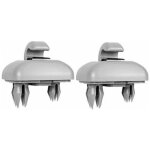 Paquete de ganchos para visera de coche, gancho para parasol para audi a1 a3 a4 a5 q3 q5 (8e0 857 562) ...