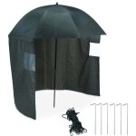 Parapluie de peche avec panneau lateral