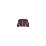 Paravent suspendu série tripod avec diffuseur inclus m10 ip20 Ø35cm en textile marron et blanc Paravent suspendu série tripod avec diffuseur inclus m10 ip20 Ø35cm en textile marron et blanc