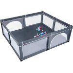 Costway - parc pour b�b� 206 x 185. 5 cm, parc enfant int�rieur et ext�rieur, centre d'activit�s pour ...