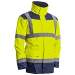 Parka 4 / 1 coverguard kanata jaune hv / marine taille xxxxl 100% polyester