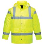 Parka ad alta visibilit� trapuntato portwest traffic giallo 7xl