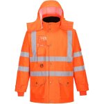 Parka haute visibilit 7 en 1 portwest traffic go / rt orange fluo l