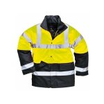 Parka haute visibilit� bicolore portwest matelass�e orange l