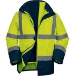 Parka haute visibilit� speed ii - 5 en 1 orange - marine taille l - delta plus france