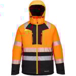 Parka d'hiver dx4 hi - vis class 2 - taille xxl - orange / noir portwest
