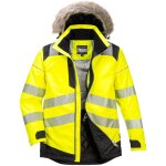 Parka d'hiver haute visibilité pw3 - taille 4xl - jaune / noir portwest Parka d'hiver haute visibilité pw3 - taille 4xl - jaune / noir portwest