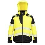 Parka d'hiver hv femmes pw3 - taille xs - jaune / noir portwest