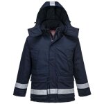 Parka ignifug�e portwest antistatique hiver marine s