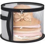 Parkside - sac de rangement extra large transparent pour chapeaux, unisexe, portable, bote  chapeaux ...