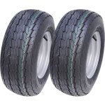 Parnells 20. 5x8 - 10 remorque roues 8ply haute vitesse route l�gal pneus , 4 clou jantes - set de 2