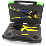 Paron professional wire crimpers multifonctional engineering ratchenting terminal stripping strippers ...