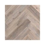 Lamett - parquet ch�ne contrecoll� - vieille ferme traditions - baton rompu - larg. 12. 5 cm