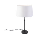 Parte - lampe de table avec abat - jour - 1 lumi�re - � 350 mm - blanc - moderne - �clairage int�rieur ...