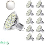 Paryou - mr16 ampoule led lampe bulb, gu5. 3 5w lumire led, equivalent 50w ampoule halogne blanc froid ...