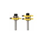 Rainure et languette fraise ensemble 3 cannelures 8mm tige t forme bois fraise fraise outils de travail ... Rainure et languette fraise ensemble 3 cannelures 8mm tige t forme bois fraise fraise outils de travail ...