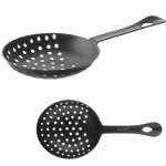 Passoire de barman pour filtrer les boissons et cocktails julep 160 x 76 mm - noire Passoire de barman pour filtrer les boissons et cocktails julep 160 x 76 mm - noire