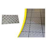 Pastilles podotactiles adhsives rapidpodo wattelez pour intrieur - 165 pastilles - mtal - 630098adh ...