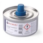 Pte combustible pour chauffe - plats, bote avec mche, 145 ml, lot de 24 pcs. hendi 193693