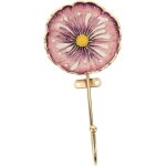 Pat�re fleur �maill�e porte - cl�s r�tro crochet r�tro. d�cor cintres crochet mural exquis crochet mural ...