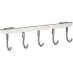 Pat�re de porte 5 crochets massivo , porte manteaux, porte - serviettes, pour porte de largeur 2 et 4 ...
