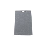 Lot de 3 plaques feutre marron 250x90mm