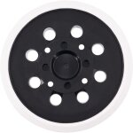 Patin de pon�age auto - agrippant 125 mm avec 8 trous, compatible avec les ponceuses excentriques bosch ...