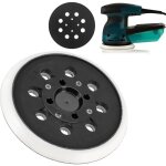 Patin de pon�age auto - agrippant 125 mm compatible avec bosch pex 300 ae 400 ae 4000 ae 125 mm, ponceuse ...