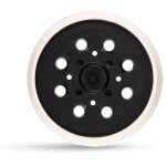 Patin de pon�age professionnel 125 mm auto - agrippant 8 trous compatible avec ponceuses orbitales bosch ...