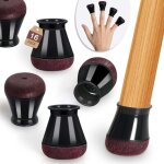 Patins de protection pour pieds de chaise sur parquet, en silicone antid�rapant, antibruit, ronds, taille ...