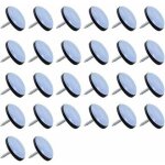 Patins en t�flon, 26 pi�ces patin glisseur en teflon � 25 mm patins de meubles en t�flon, patins de meubles ...