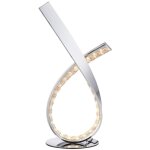 Paul neuhaus brilla lampe de table led intgre chrome 1 x led 11, 4 w 3000 k  intensit variable